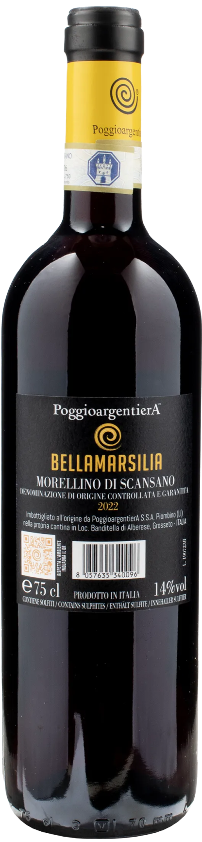 Poggio Argentiera Morellino Scansano Bellamarsilia 2022 - immagine 2