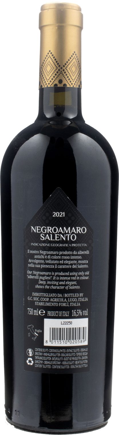 Poggio Maru Top Negroamaro Salento 2021 - immagine 2