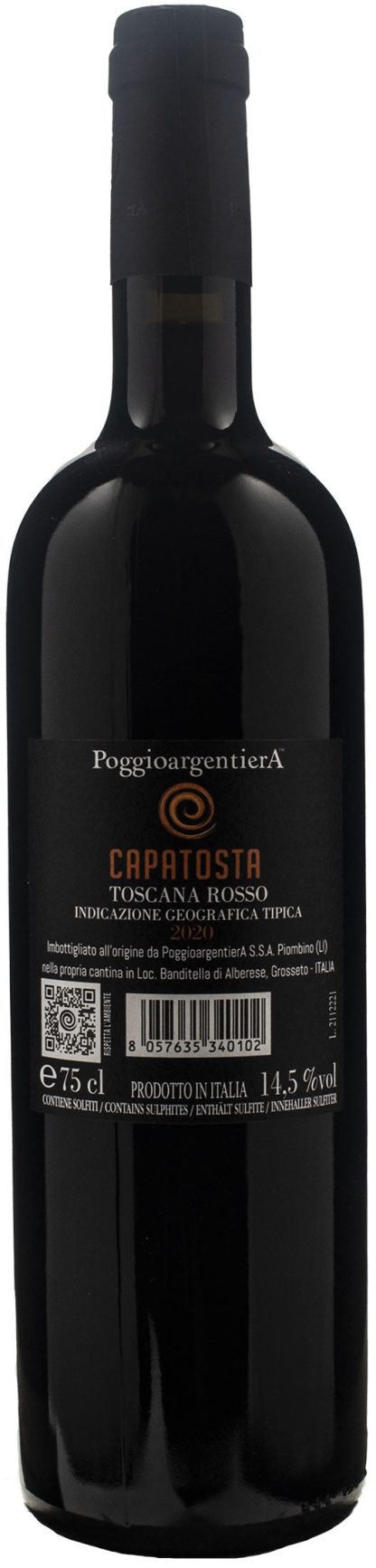 Poggio Argentiera Capatosta Toscana Rosso 2020 - immagine 2