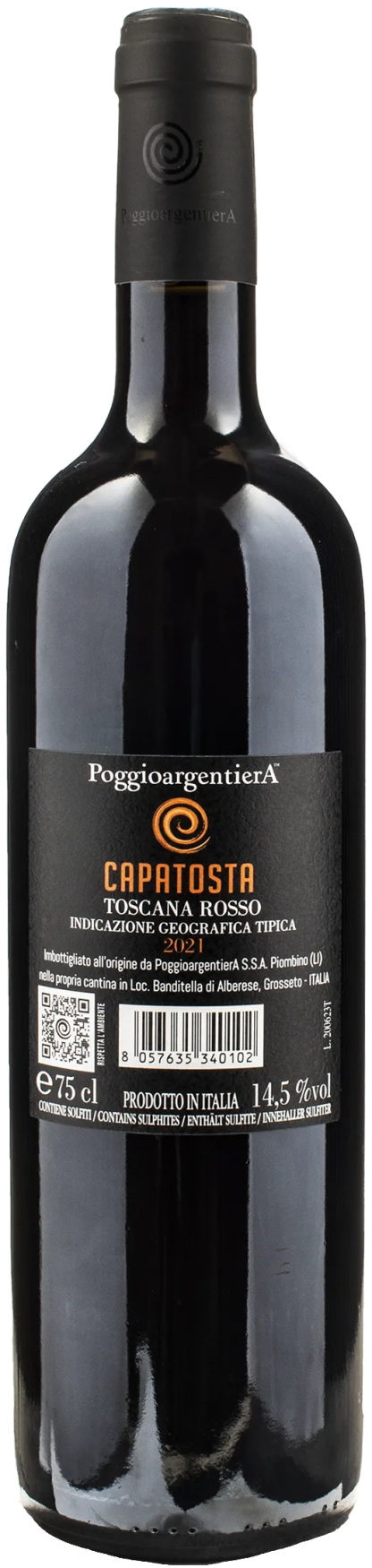 Poggio Argentiera Capatosta Toscana Rosso 2021 - immagine 2