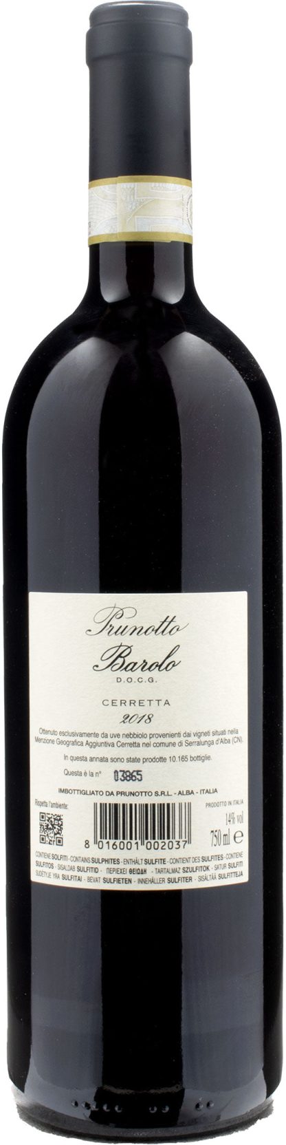 Prunotto Barolo Cerretta 2018 - immagine 2