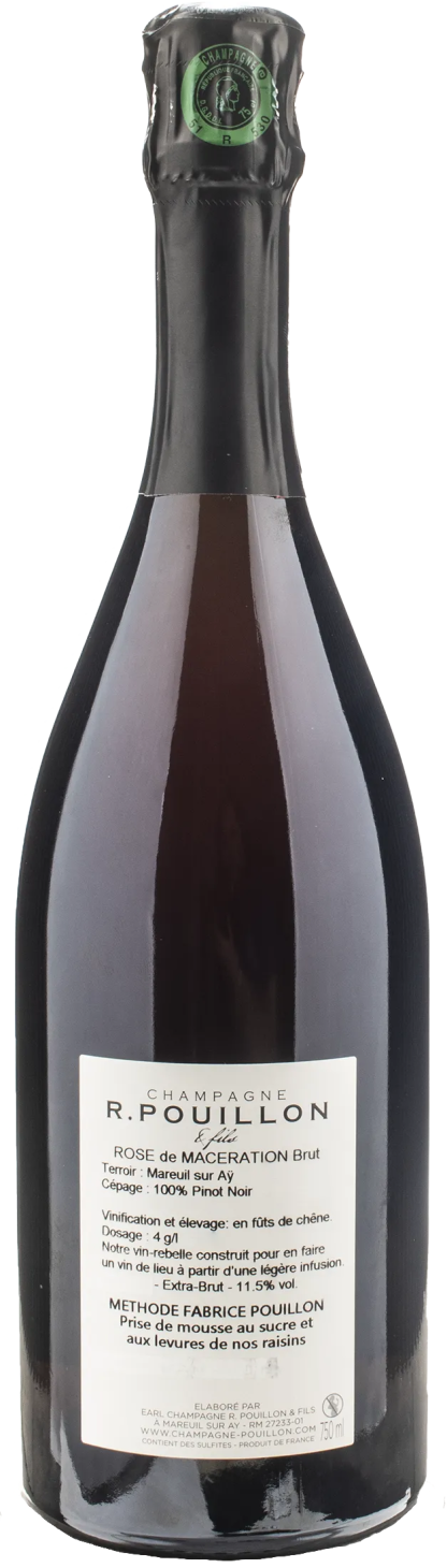 R. Pouillon Champagne 1er Cru Rosé de Maceration Extra Brut - immagine 2