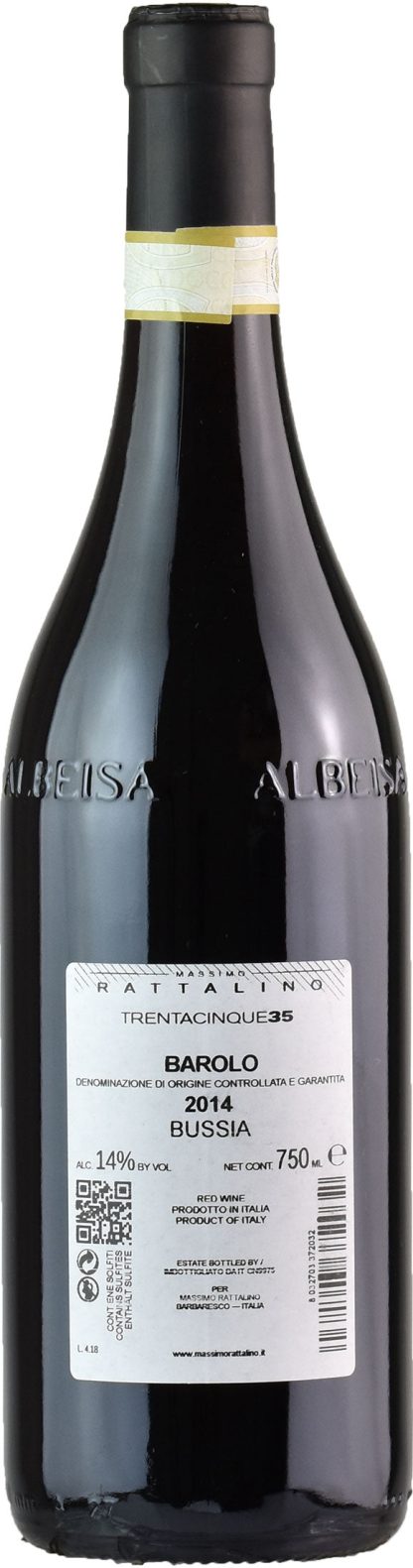 Rattalino Barolo Bussia Selezione 35 2014 - immagine 2