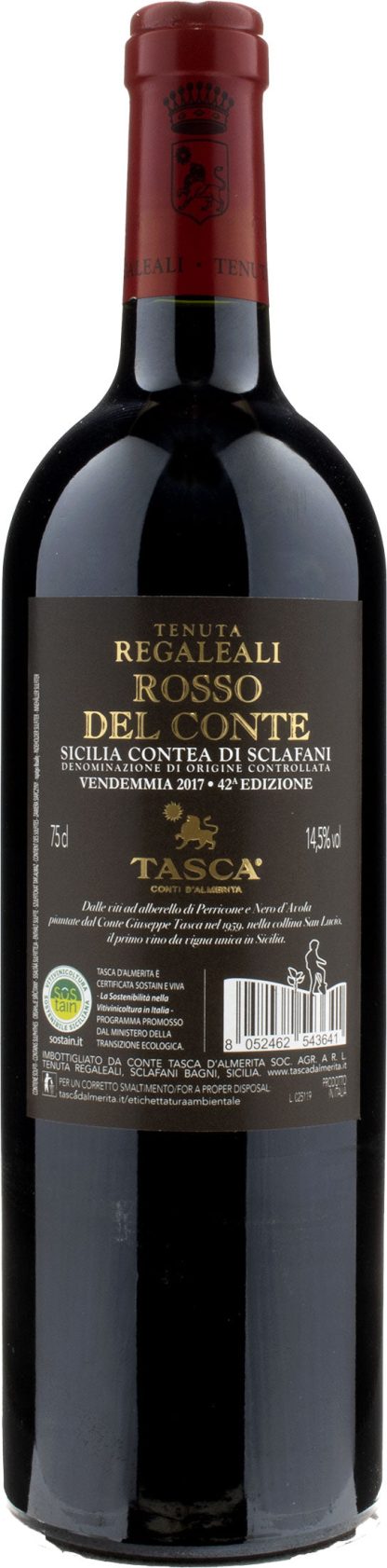 Tenuta Regaleali Contea di Sclafani Rosso del Conte 2017 - immagine 2