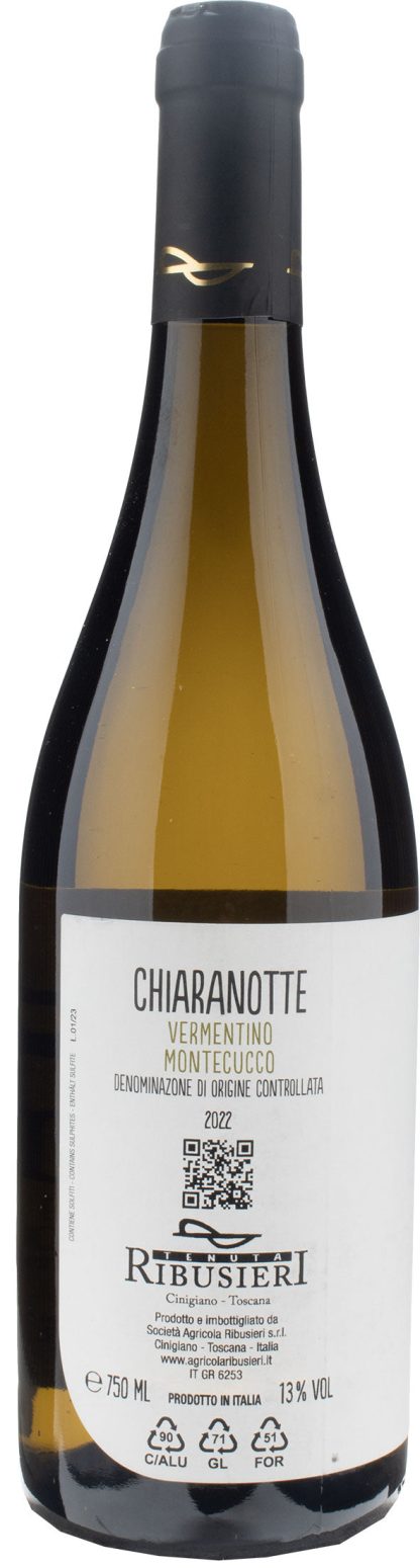 Ribusieri Vermentino Montecucco Chiaranotte 2022 - immagine 2