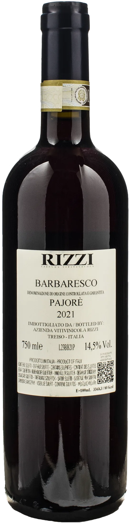 Rizzi Barbaresco Pajoré 2021 - immagine 2