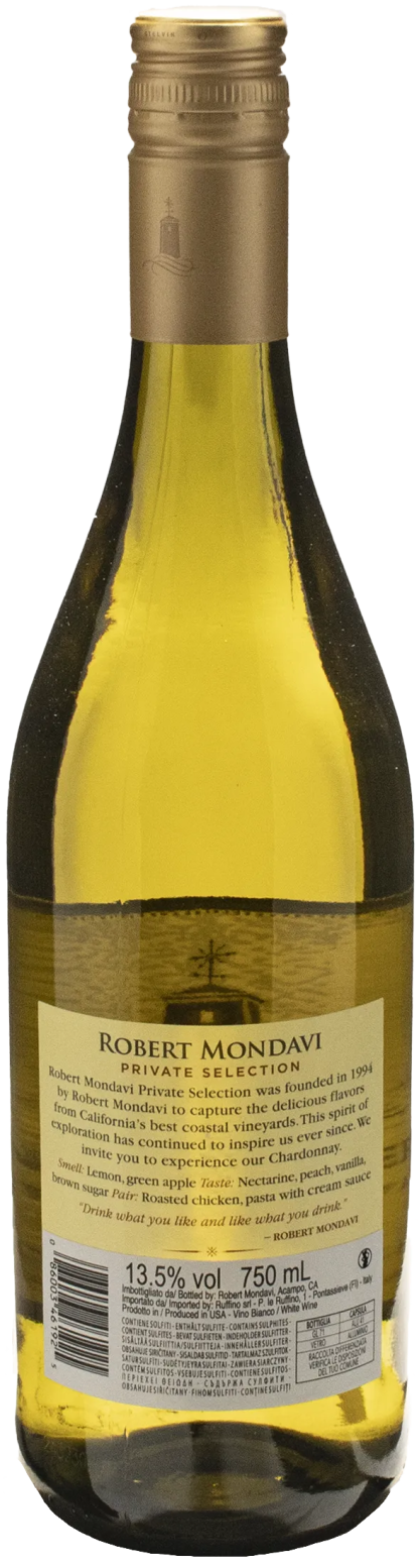 Robert Mondavi Private Selection Chardonnay 2021 - immagine 2