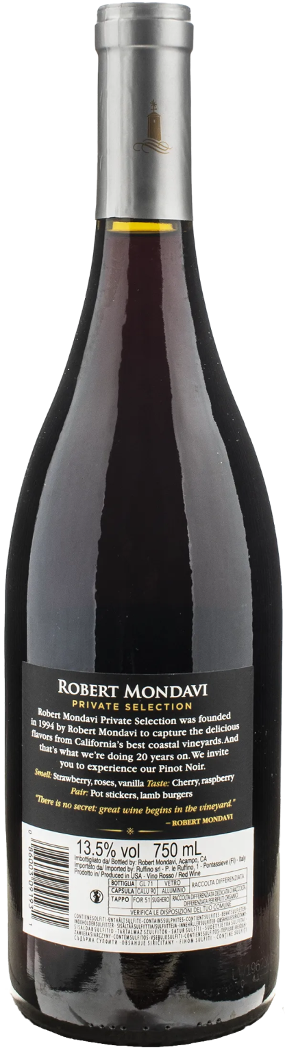 Robert Mondavi Private Selection Pinot Noir 2022 - immagine 2