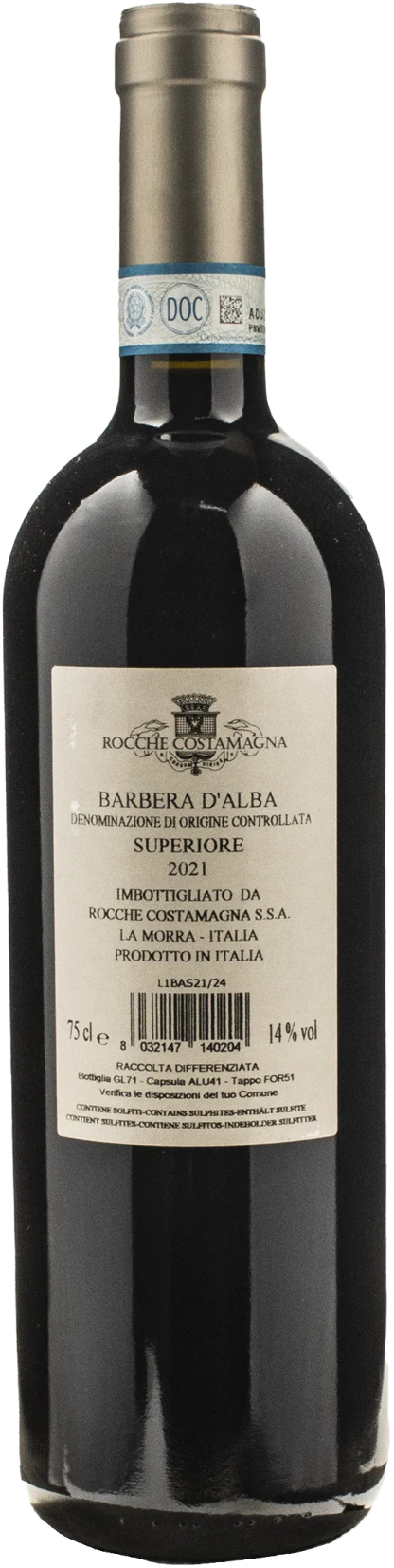 Rocche Costamagna Barbera d'Alba Superiore Rocche delle Rocche 2021 - immagine 2