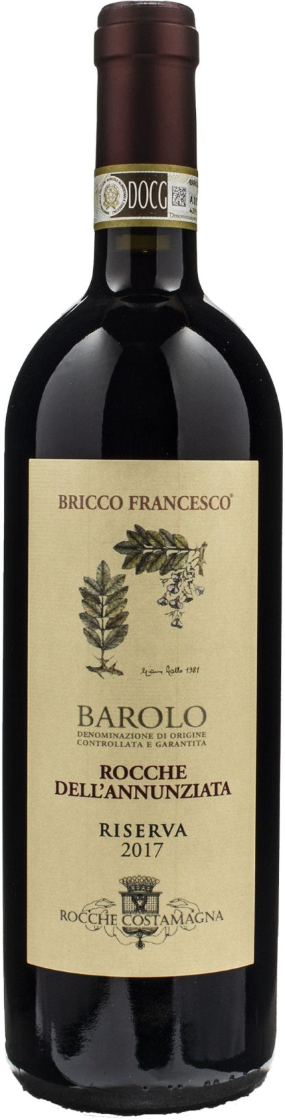 Rocche Costamagna Barolo Rocche dell'Annunziata Bricco Francesco Riserva 2017