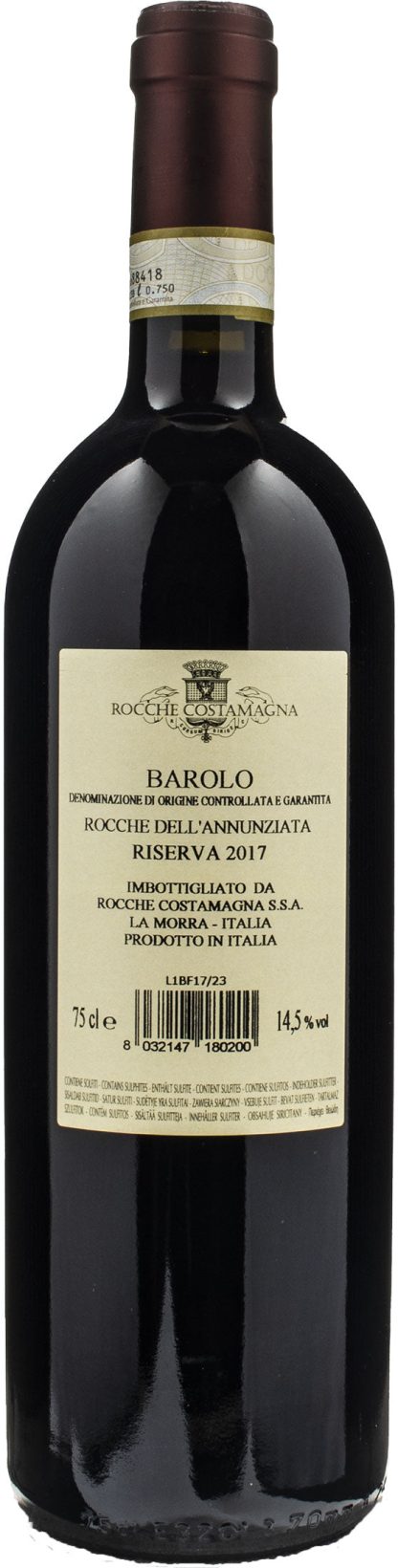 Rocche Costamagna Barolo Rocche dell'Annunziata Bricco Francesco Riserva 2017 - immagine 2