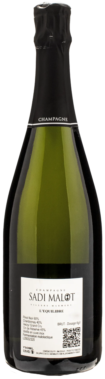 Sadi Malot Champagne L'Equilibre Brut Grand Cru - immagine 2