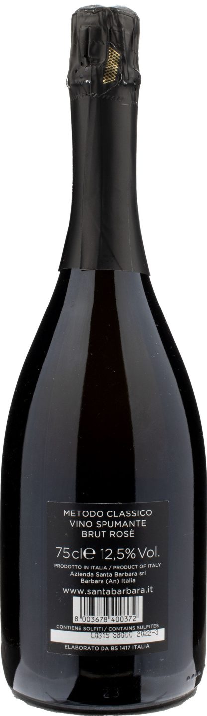 Santa Barbara Spumante Metodo Classico Brut Rose - immagine 2