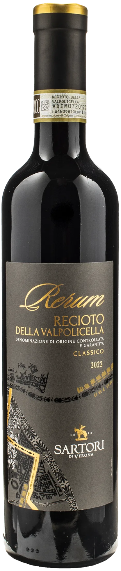 Sartori Recioto della Valpolicella Classico Rerum 0,5L 2022