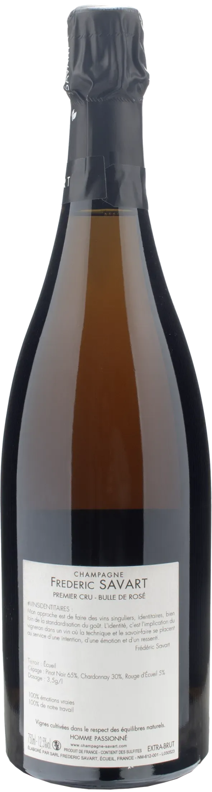 Savart Champagne 1er Cru Bulles de Rosé Vieilles Vignes Extra Brut - immagine 2