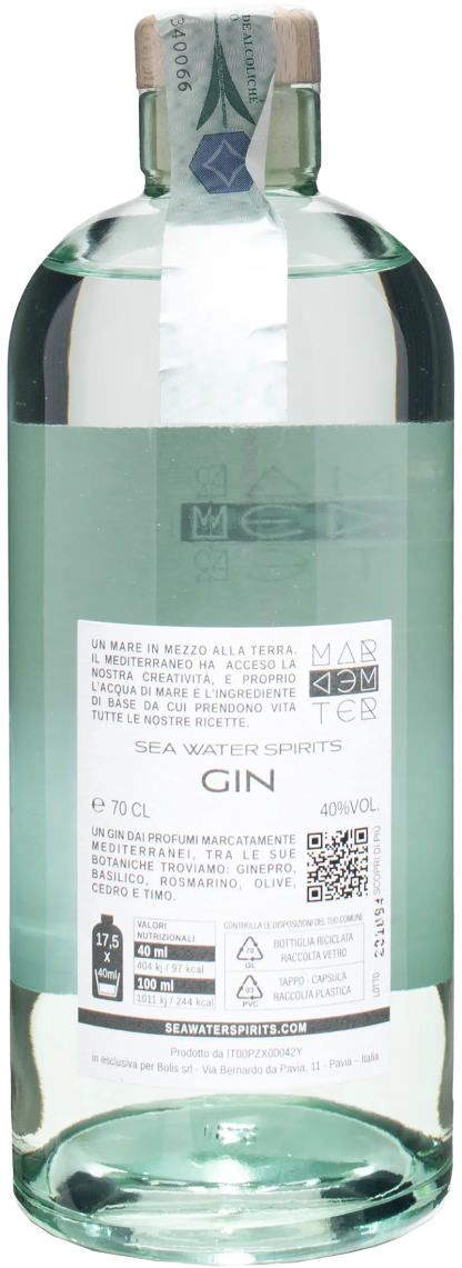 Sea Water Spirits Gin Mediterraneo - immagine 2