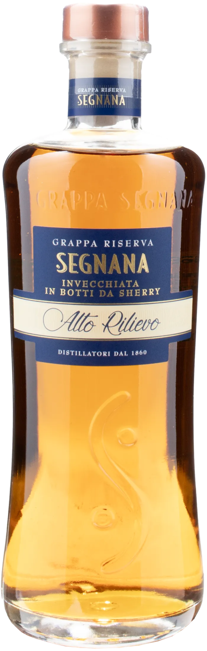 Segnana Grappa Alto Rilievo Invecchiata in Botti di Sherry