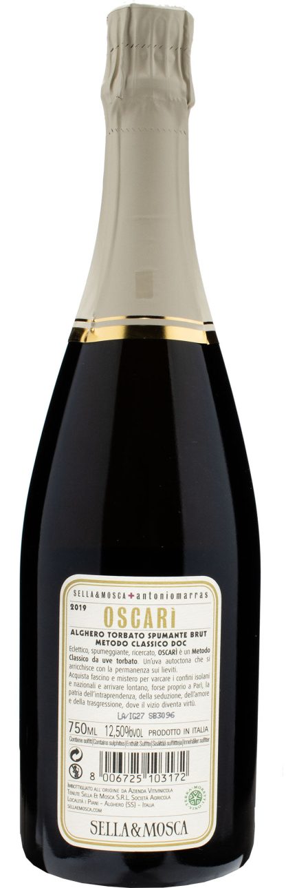 Sella & Mosca Alghero Torbato Spumante Metodo Classico Brut Oscarì 2019 - immagine 2