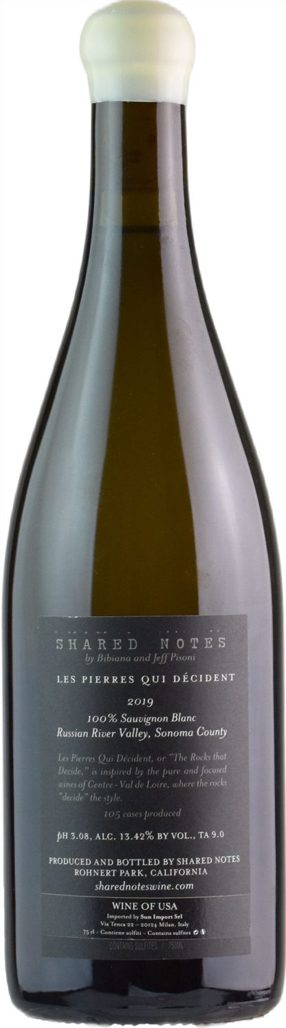 Shared Notes Wines Les Pierres Qui Decident Sauvignon Blanc 2019 - immagine 2