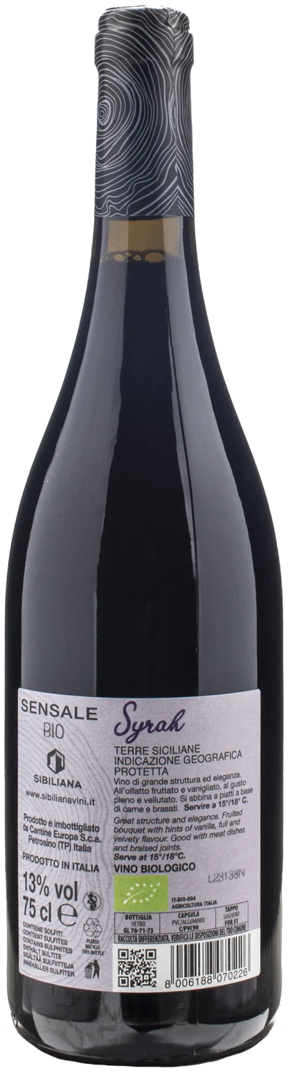 Sibiliana Sensale Syrah Bio 2023 - immagine 2