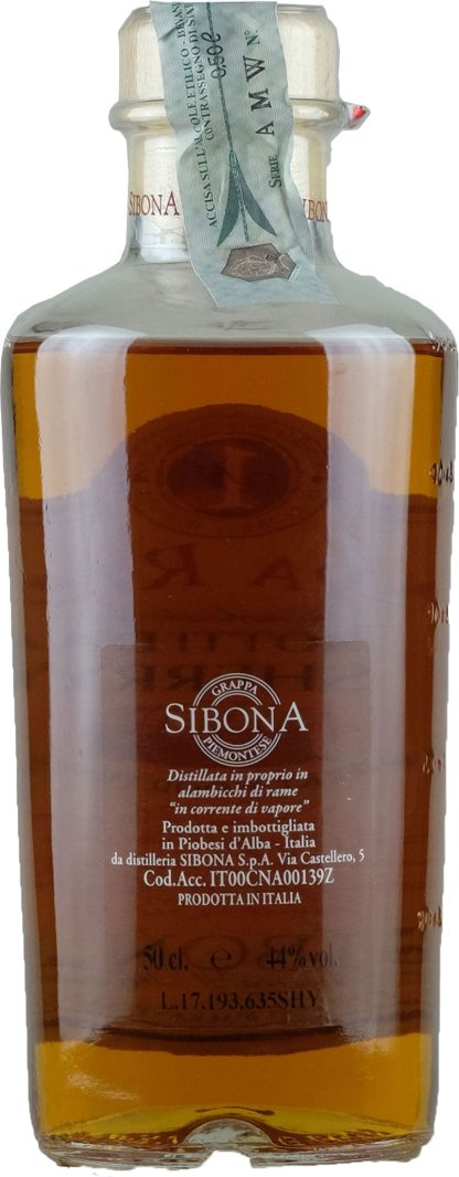 Sibona Grappa Reserve Sherry Wood Finish 0.5L - immagine 2