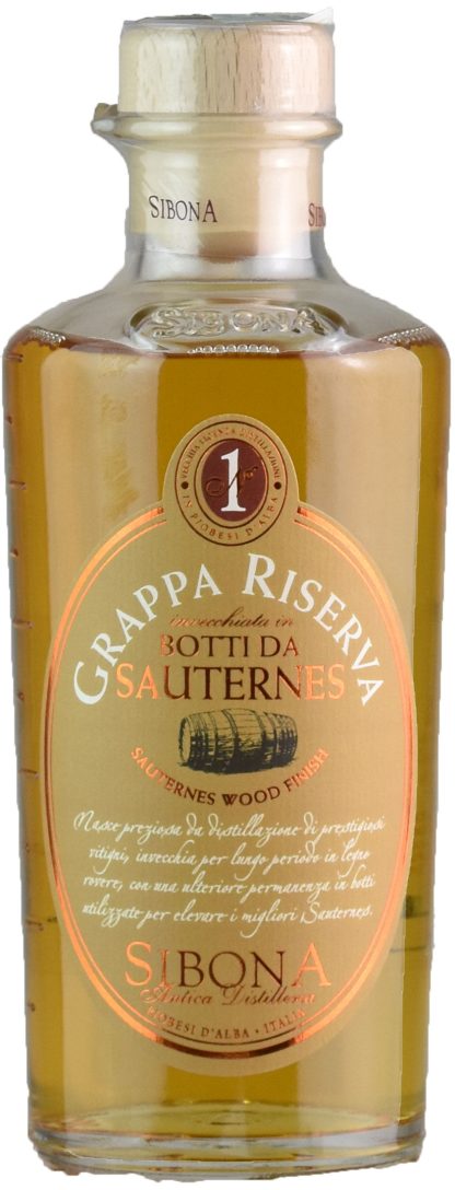 Sibona Grappa Riserva Botti da Sauternes 0.5L