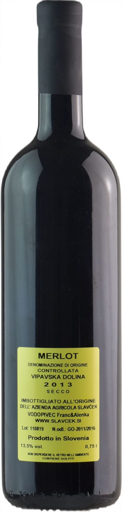 Slavcek Vipavska Dolina Merlot 2013 - immagine 2