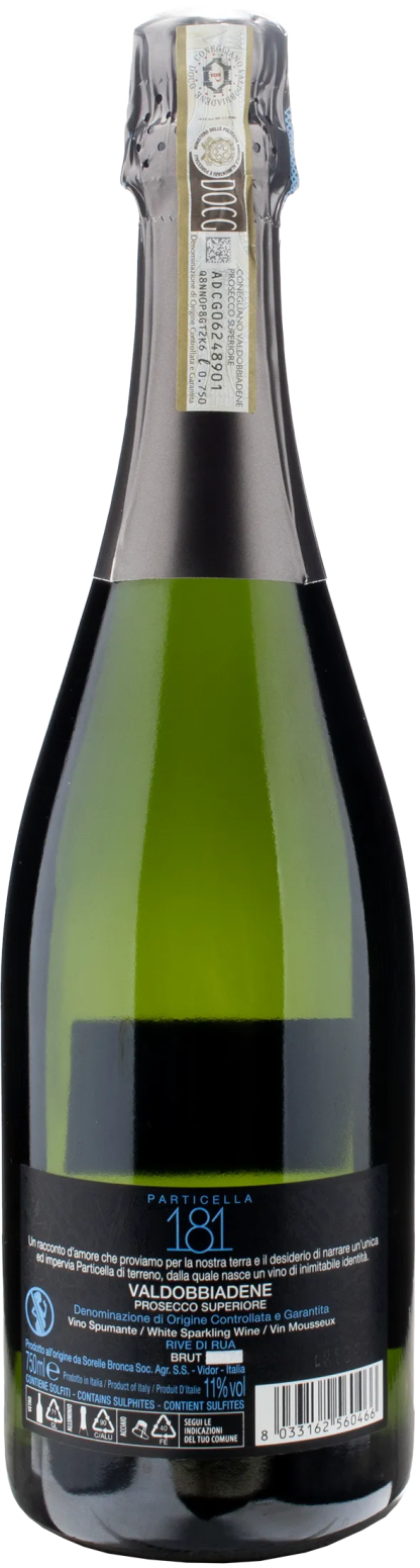 Sorelle Bronca Valdobbiadene Prosecco Superiore Rive di Rua Particella 181 Brut - immagine 2