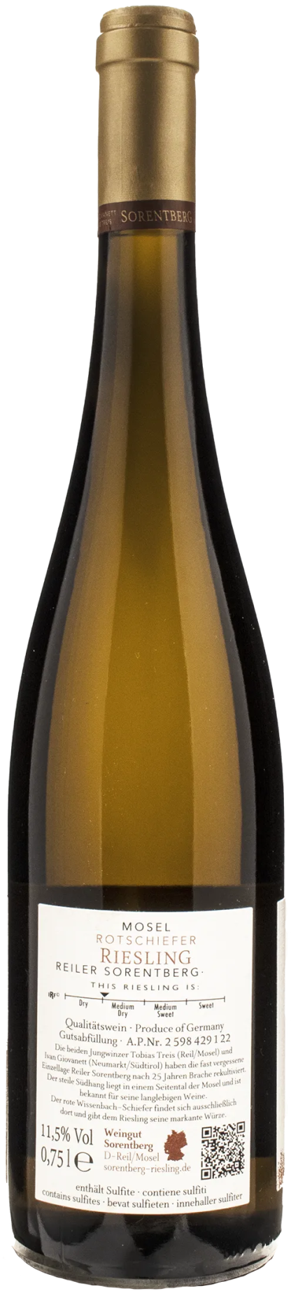 Sorentberg Riesling Rotschiefer 2021 - immagine 2