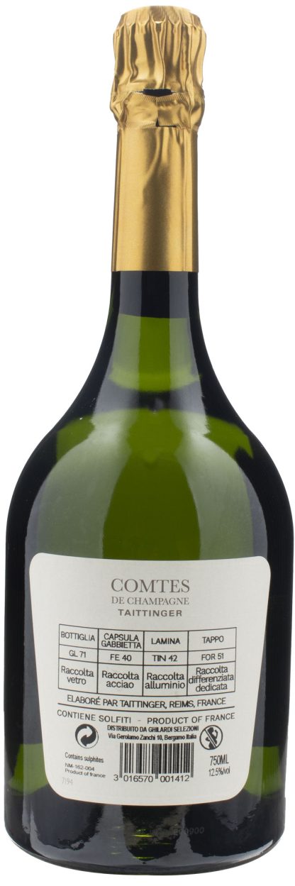 Taittinger Champagne Grand Cru Blanc de Blancs Comtes de Champagne 2012 - immagine 2