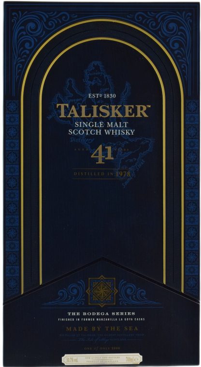 Talisker Scotch Whisky Single Malt The bodega series 41 Y.O. - immagine 2