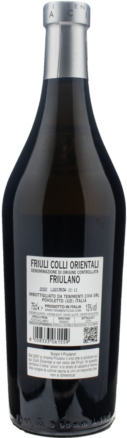 Tenimenti Civa Friulano Biele Zoe Cuvee 85/15 2022 - immagine 2