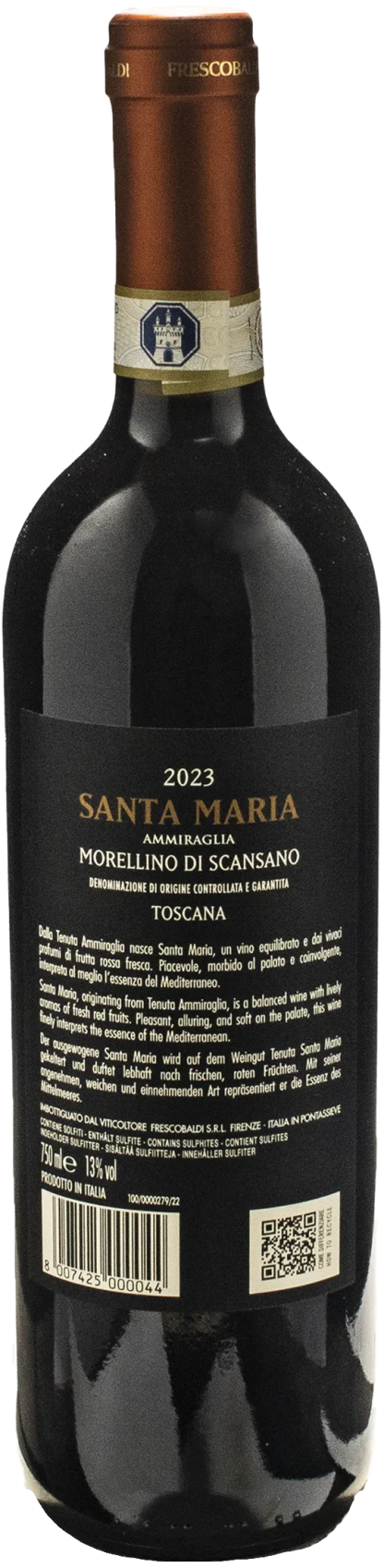 Tenuta Ammiraglia Morellino di Scansano Santa Maria 2023 - immagine 2