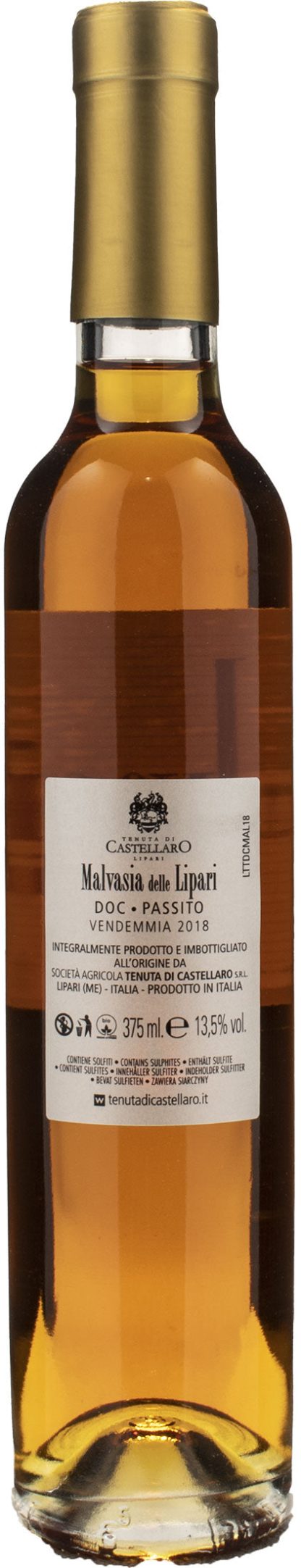 Tenuta di Castellaro Malvasia delle Lipari Passito 0.375L 2018 - immagine 2