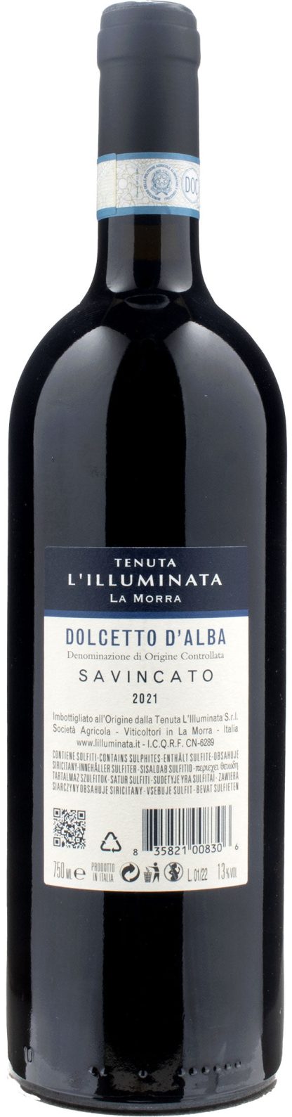 Tenuta L'Illuminata La Morra Dolcetto d'Alba Savincato 2021 - immagine 2