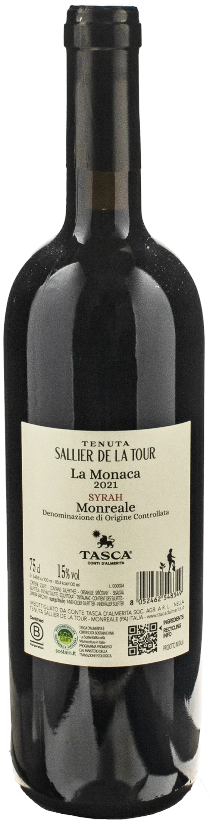 Tenuta Sallier de La Tour La Monaca Syrah 2021 - immagine 2