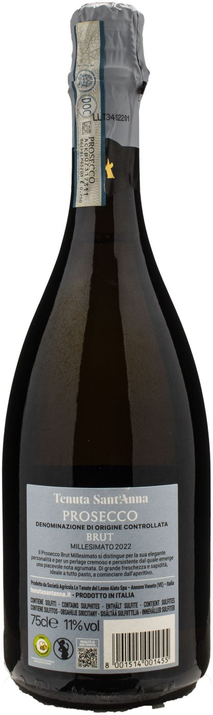 Tenuta Sant'Anna Prosecco Millesimato Brut 2022 - immagine 2