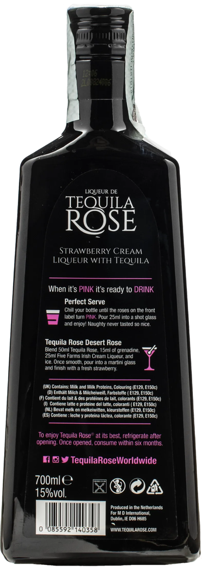 Tequila Rose Strawberry Cream 0.7L - immagine 2