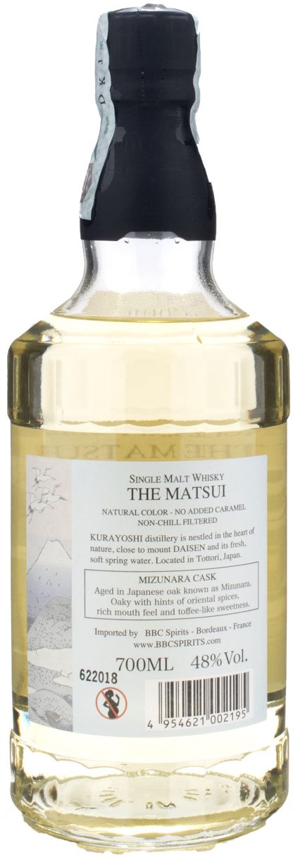 The Matsui Whisky Single Malt Mizunara Cask 0,7L - immagine 2