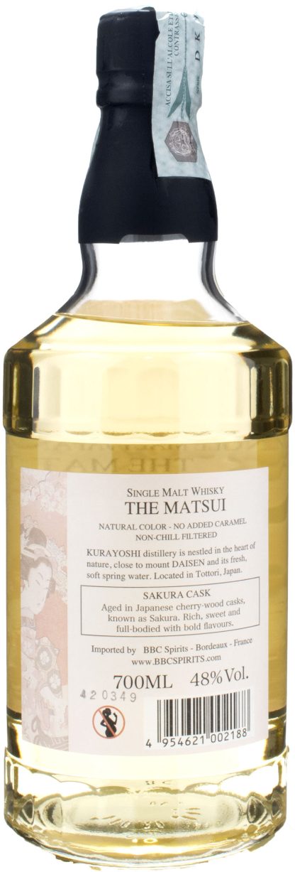 The Matsui Whisky Single Malt Sakura Cask 0,7L - immagine 2