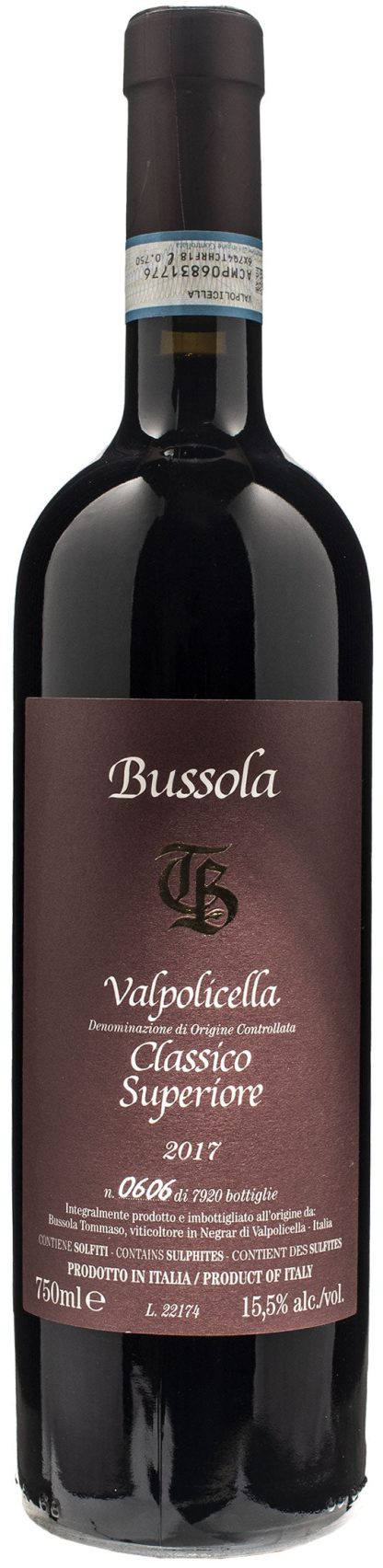 Tommaso Bussola Valpolicella Classico Superiore TB 2017