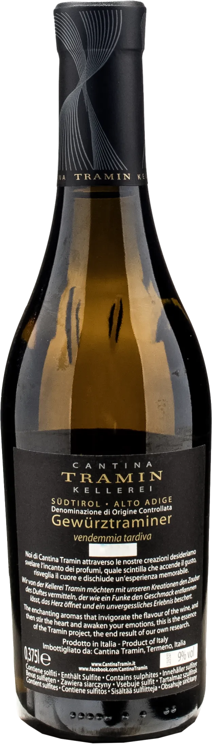 Tramin Terminum Gewurztraminer Vendemmia Tardiva 0.375L 2022 - immagine 2