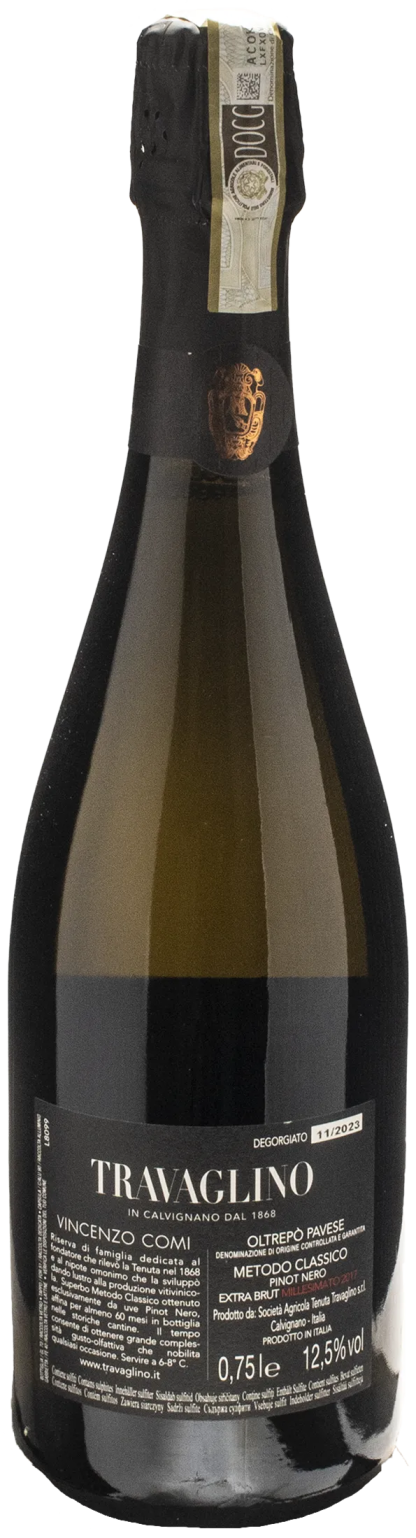 Travaglino Vincenzo Comi Metodo Classico Riserva del Fondatore Extra Brut 2017 - immagine 2