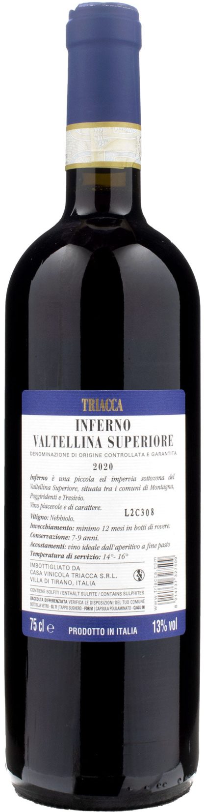 Triacca Valtellina Superiore Inferno 2020 - immagine 2