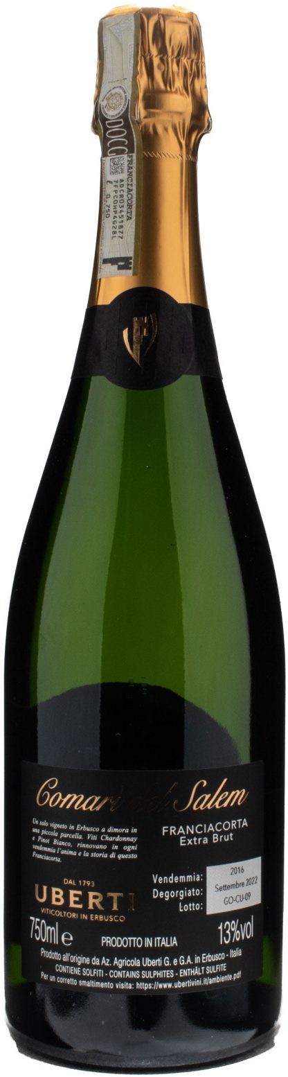 Uberti Franciacorta Comari del Salem Extra Brut 2016 - immagine 2