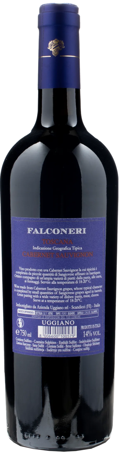 Uggiano Cabernet Sauvignon Falconeri 2019 - immagine 2