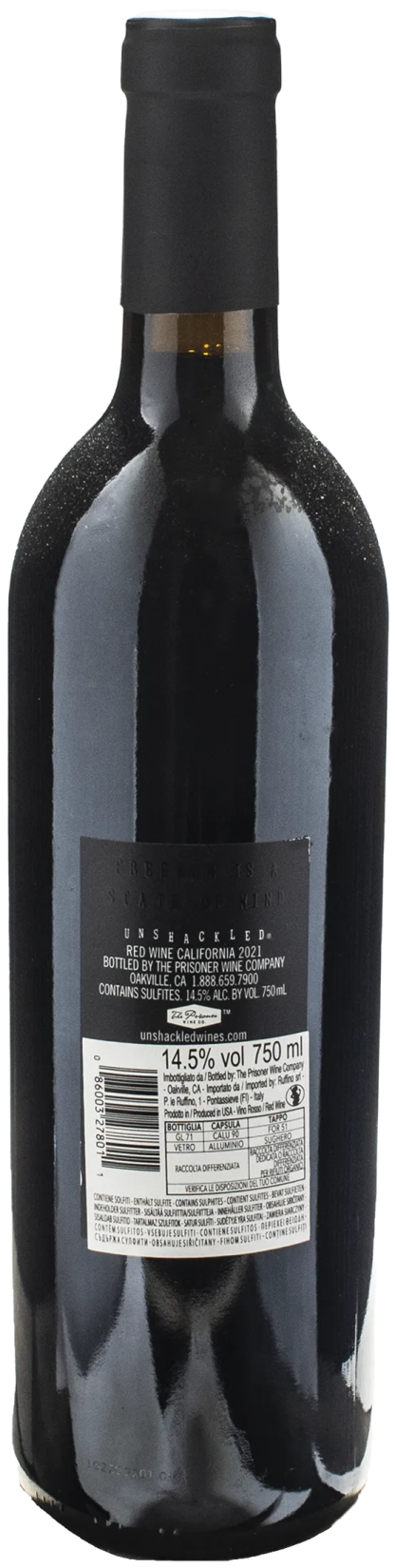 Unshackled Red Blend 2021 - immagine 2