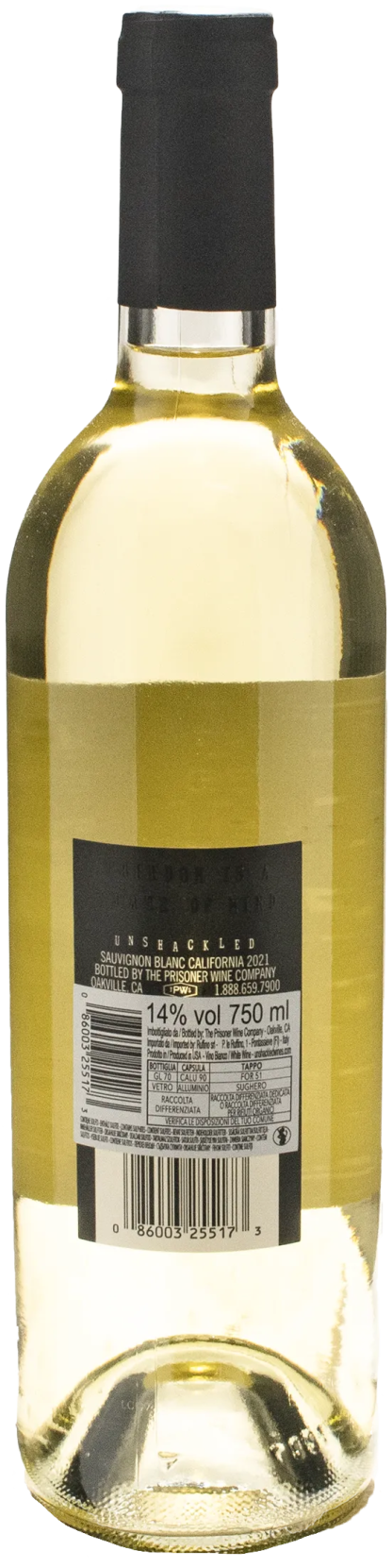 Unshackled Sauvignon Blanc 2021 - immagine 2