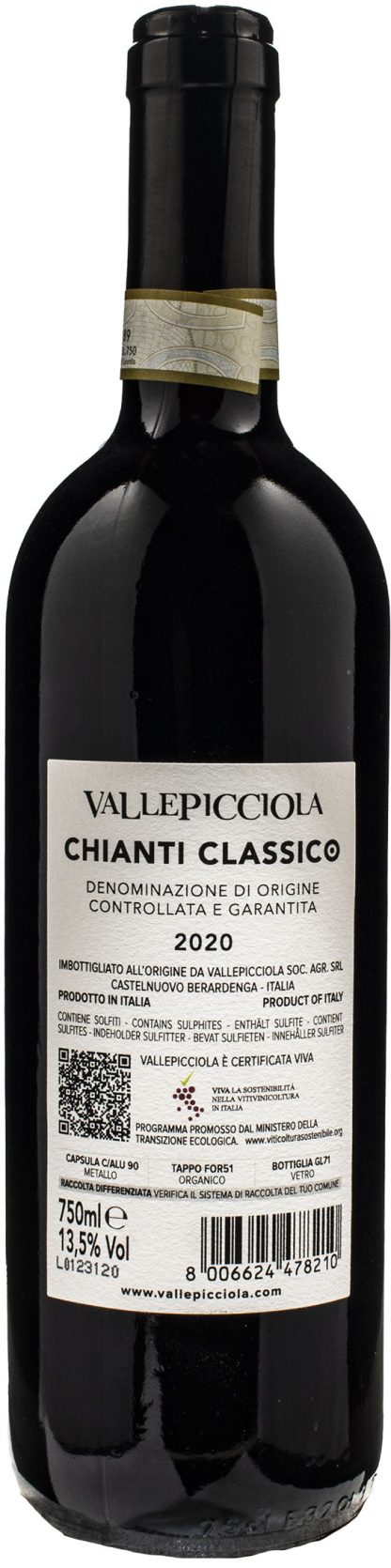 Vallepicciola Chianti Classico 2020 - immagine 2