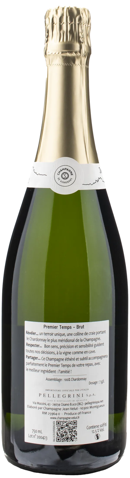 Velut Champagne Premier Temps Brut - immagine 2